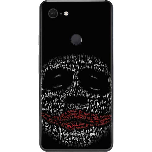 DC Comics The Joker Put a Smile On That Face Google Pixel 3 XL Skin
